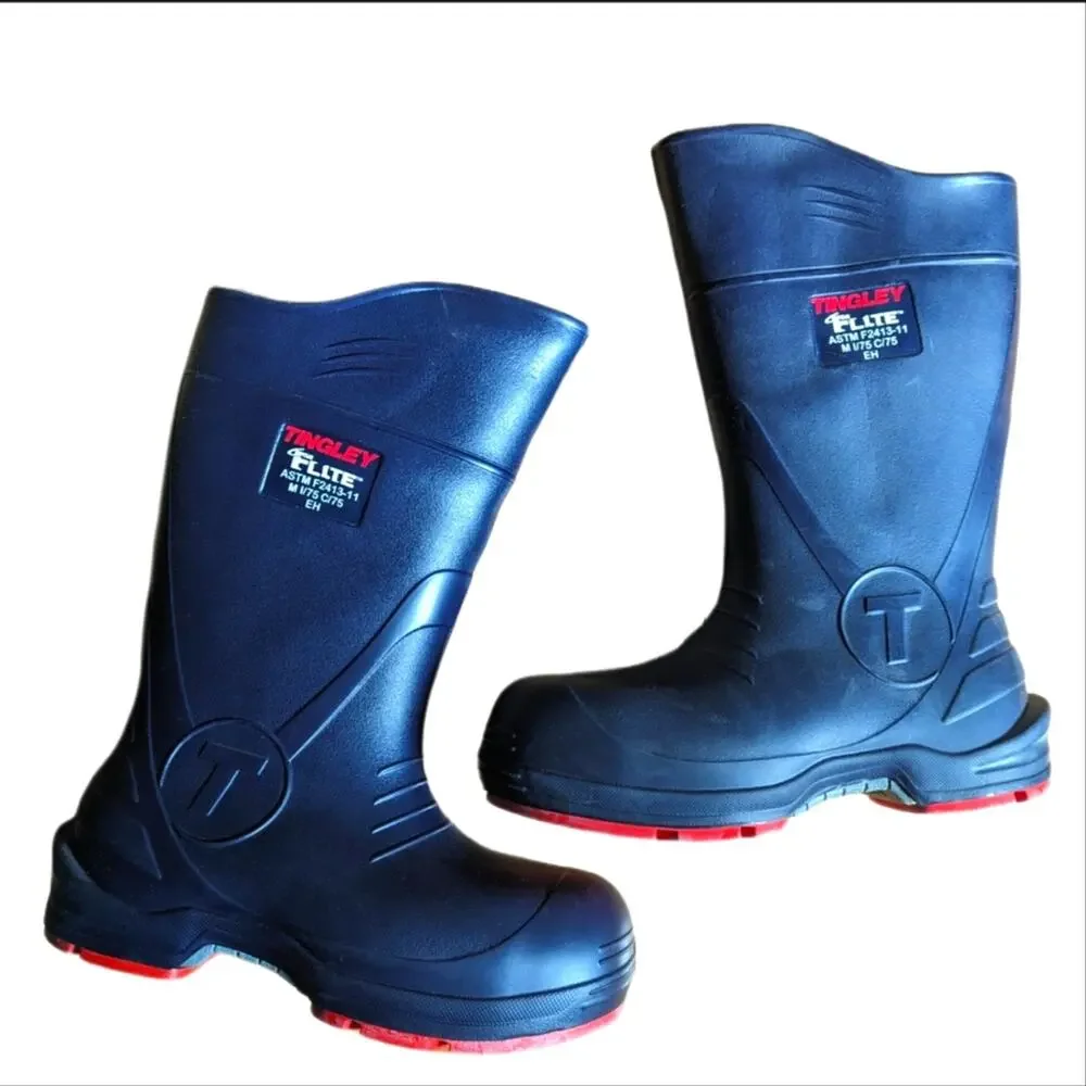 Tingley Flite Safety Toe Chevron Plus Outsole Arex Knee High Work Boots NWOT
